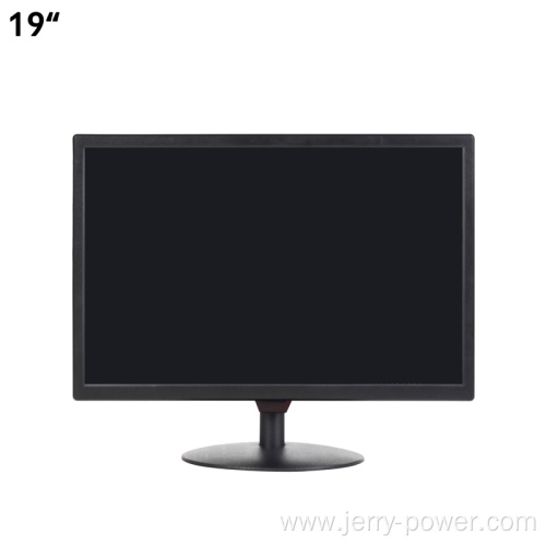 Guangzhou factory Wholesale Cheap Price 19'' Flat Black Desktop tft lcd monitor 60hz